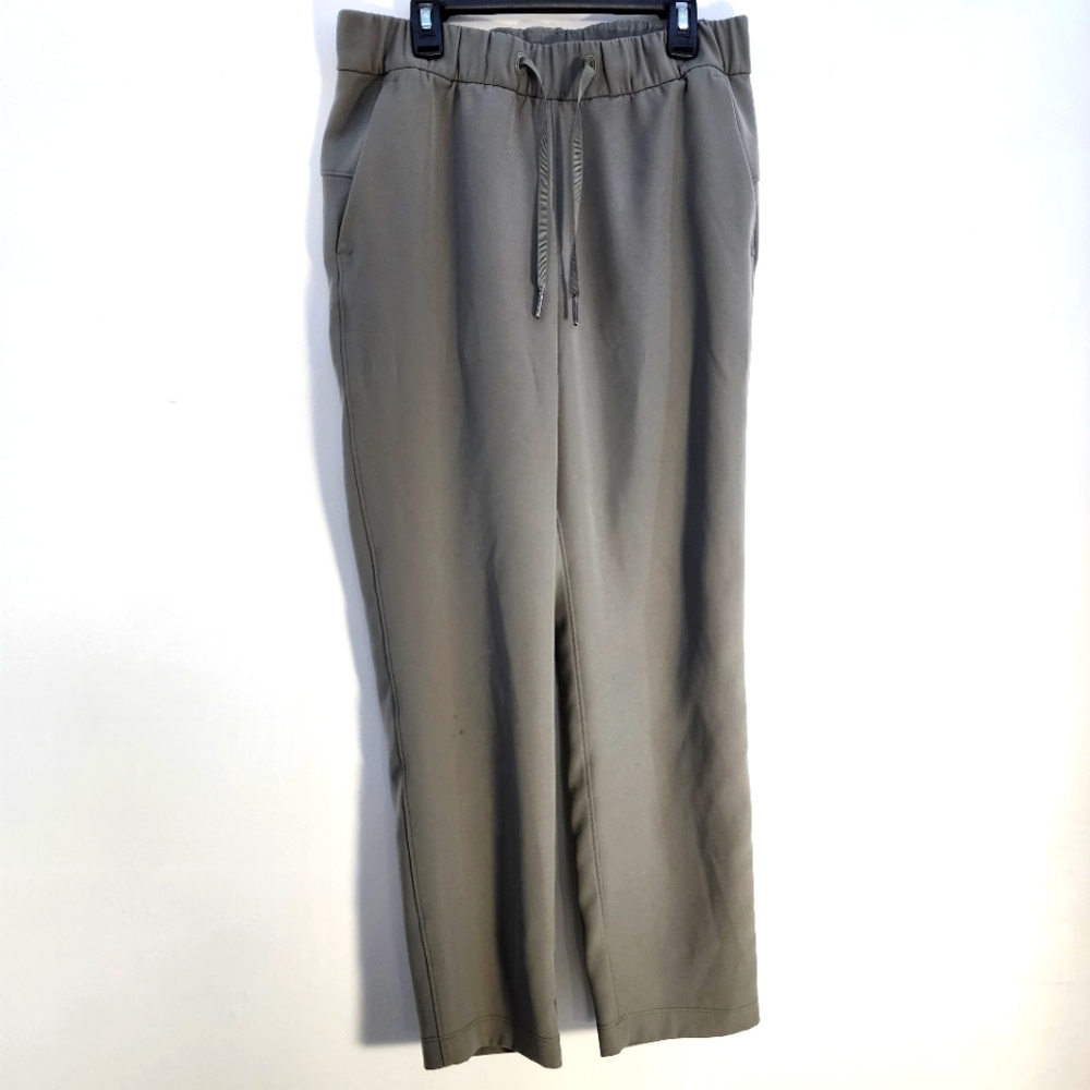 Lululemon Size 6 Green Gray Pants